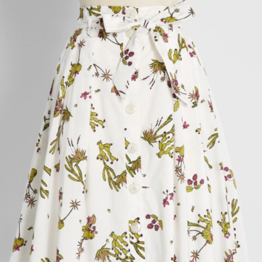 My Time To Mosey Midi Skirt